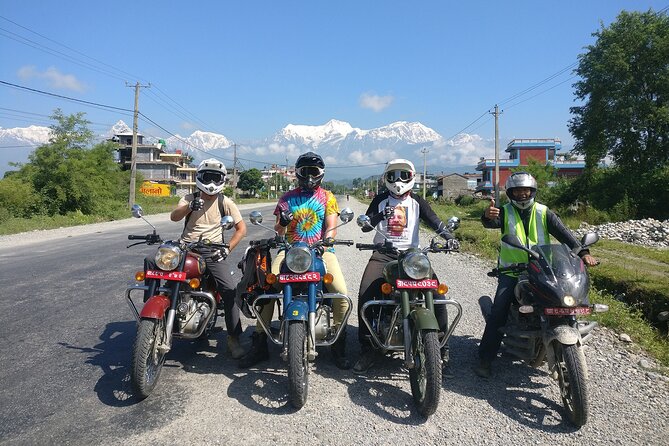 7 days Nepal Motorcycle tour - The bike, support crew, and riding setup