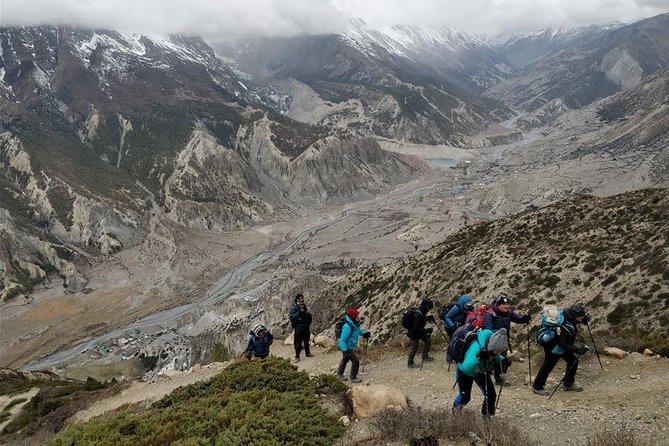 Annapurna Circuit Trek - Crossing Thorung La at 5,416 meters