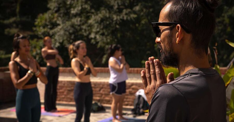 Day Yoga Meditation Retreat with Lunch, Kathmandu - Returning to a stronger asana flow