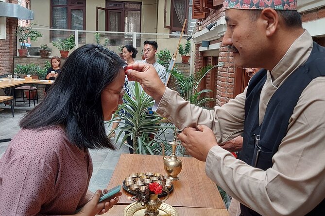 Discover Ranjana Lipi the Traditional Newari Script - Eating Samay Baji between writing practice