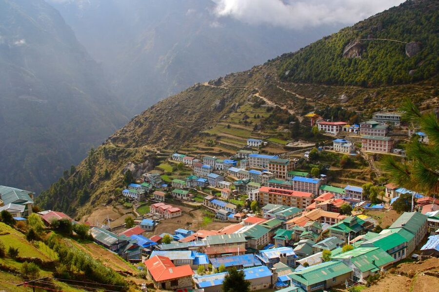 Everest Base Camp: 3 Hour Helicopter Sightseeing Tour - Tea and mountain views at Everest View Hotel