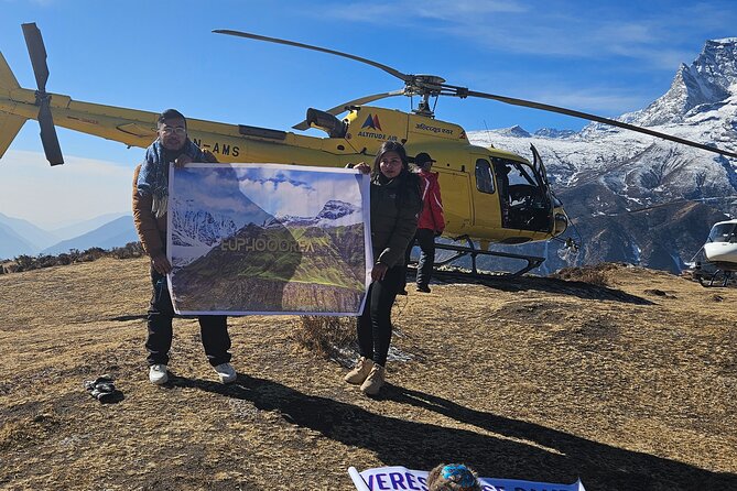 Everest base camp helicopter tour with Guarenteed Landing - Leaving Kathmandu at 5:45 am