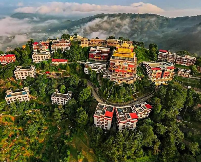 From Kathmandu: Dhulikhel - Namobuddha Spiritual Guided Hike - Arriving at Namobuddha Monastery