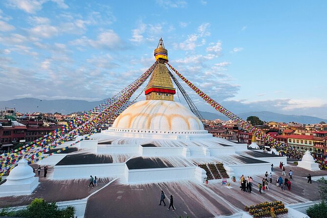 Kathmandu: 7 UNESCO World Heritage Private Day Tour with Lunch. - Boudhanath shows Kathmandu’s Buddhist heart