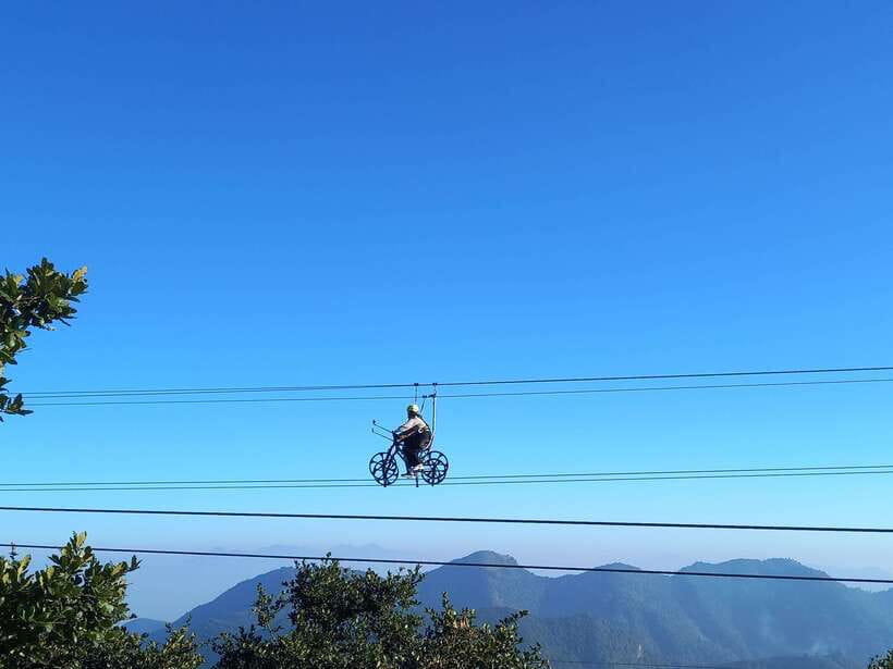 Kathmandu: Chandragiri Cable Car Half Day Tour - The mountain view toward three major ranges
