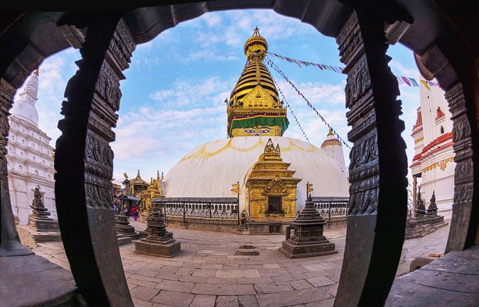 Kathmandu city tour - 4 UNESCO World Heritage Sites - Swayambhunath, the hilltop Monkey Temple