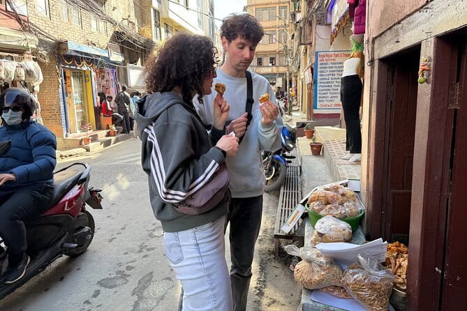 Kathmandu: Food, Drink and Shopping Rickshaw Tour - Deepak’s food explanations add value