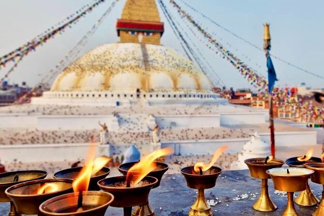 Kathmandu: Full Day Top 4 UNESCO Tour with Lunch - Private/Group - Boudhanath, a calm finish