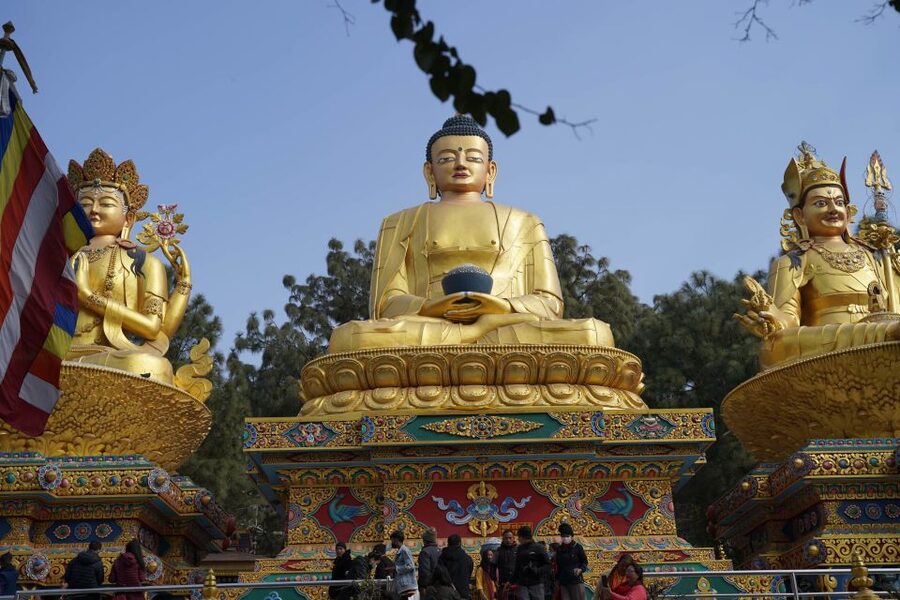 Kathmandu: Full-Day UNESCO Sightseeing Tour with Transfers - Swayambhunath and the monkeys on the hill