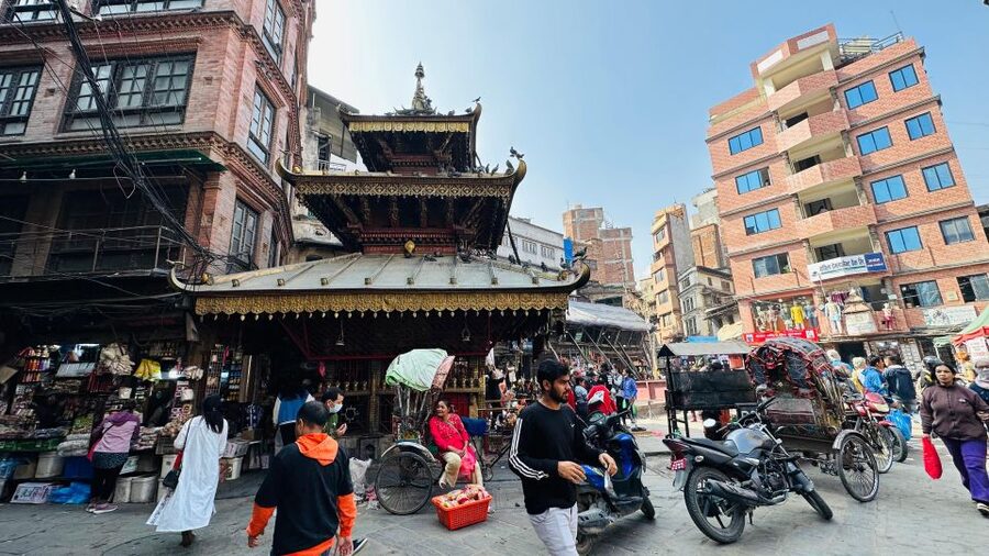 Kathmandu Heritage Walk | Heritage Walk of Kathmandu - The final local market keeps the ending informal