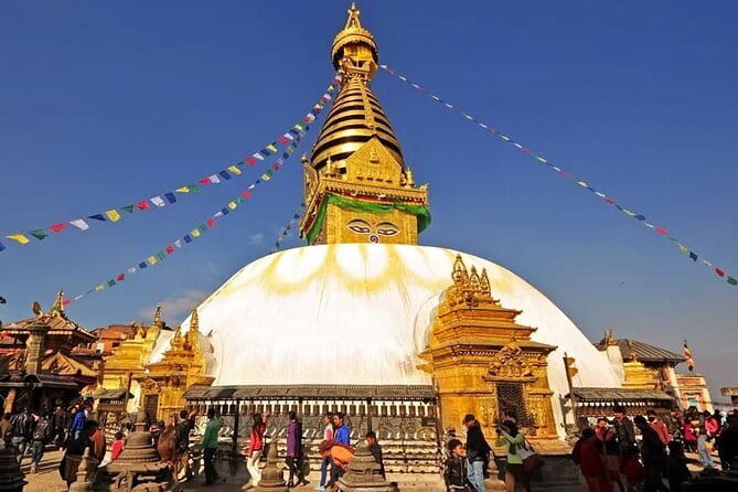 Kathmandu: Kopan Monastery, Swayambhu and Boudha Nath Stupa Tour - Boudhanath Stupa: Kathmandu’s great circular pilgrimage site