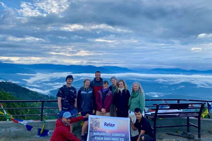 Kathmandu: Nagarkot Sunrise View & Morning Hike with Lunch - The Nagarkot View Tower before breakfast