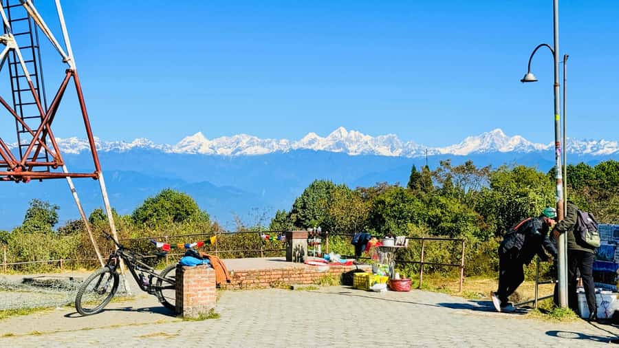 Nagarkot & Bhaktapur Tour with Private Transport - Nagarkot at 2,160 meters