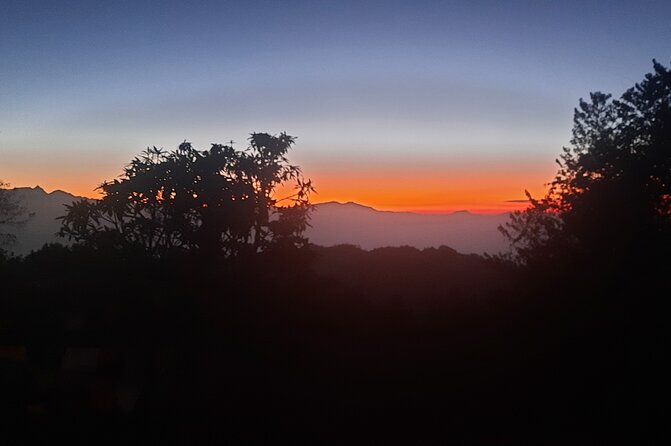 Nagarkot Sunrise & Bhaktapur UNESCO Heritage Private Tour - Waiting for sunrise at Nagarkot View Tower