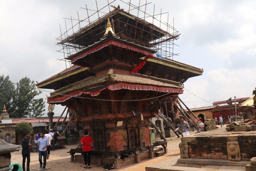 Nagarkot Sunrise With Changu Narayan and Bhaktapur Day Tour - Changu Narayan’s carved stone and wood