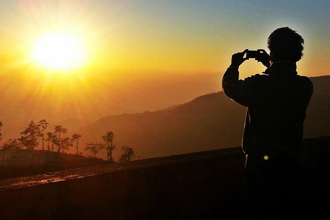 Nagarkot Sunset view tour from Kathmandu - Sunset over the valley and mountains