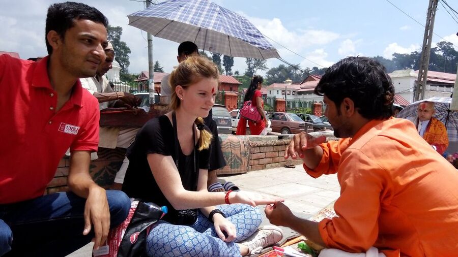 Spiritual Nepal: Expert insight into Multifaith Journey - Aarati and the glow of evening lamps